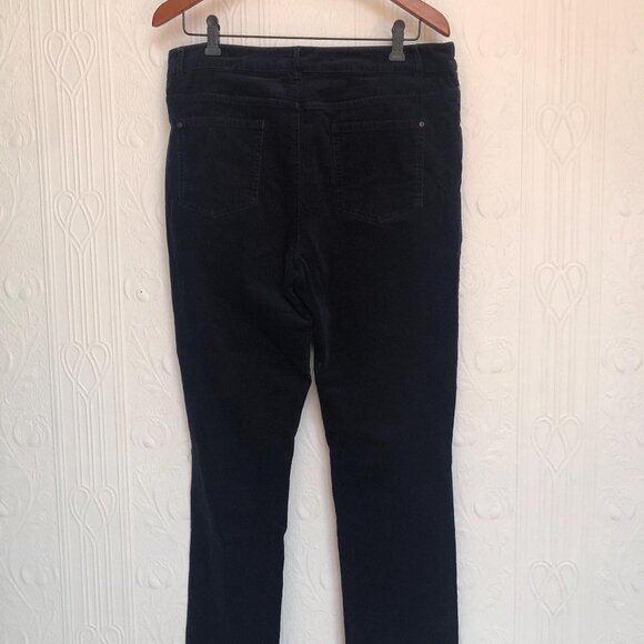 Seasalt Cornwall Lamledra pant trousers in Navy corduroy, 10 to 12 TALL - Picture 2 of 2
